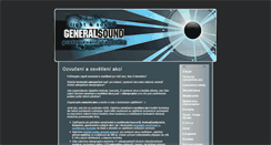 Desktop Screenshot of generalsound.cz